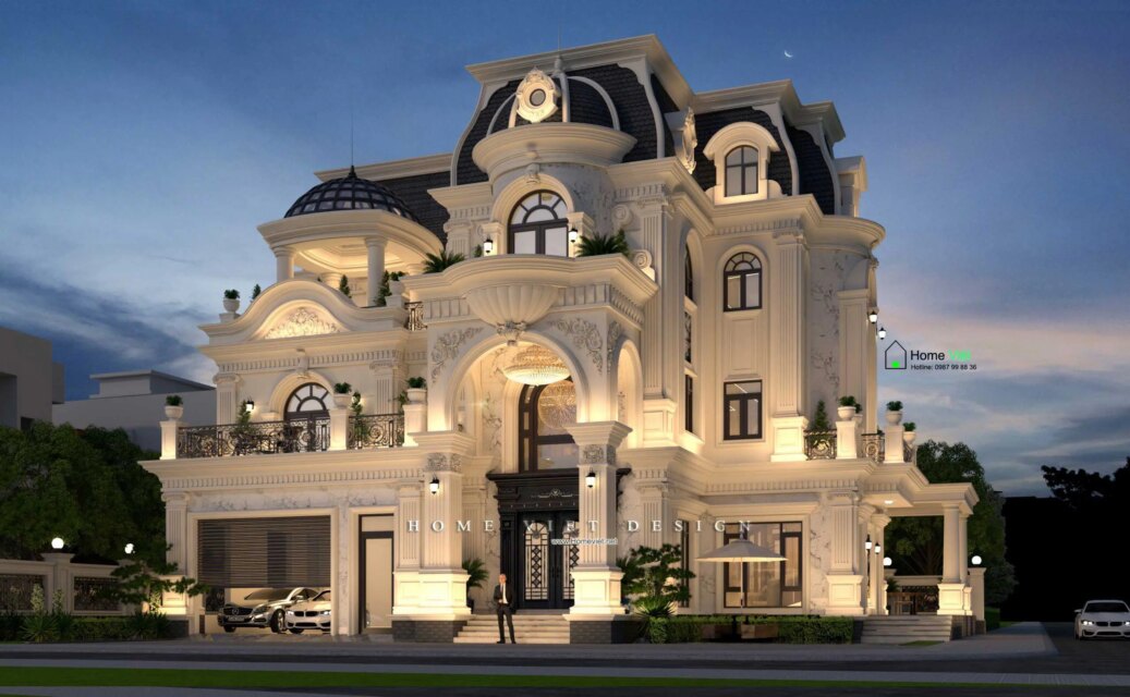 [THANH VILLA] Biệt thự tại Bắc Ninh, công trình thiết kế theo phong cách Tân Cổ Điển, điểm nổi bật trong năm 2024